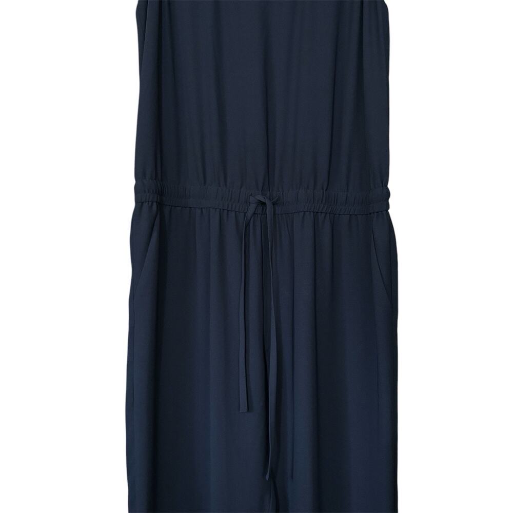 Cabi French Navy Jumpsuit S Minimal Simple Coastal Modern Boardroom - Picture 6 of 7